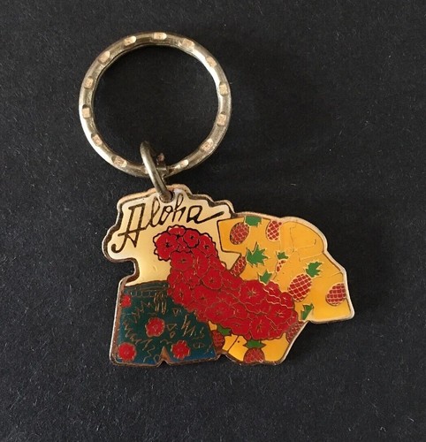 Portachiavi vintage aloha - portachiavi,