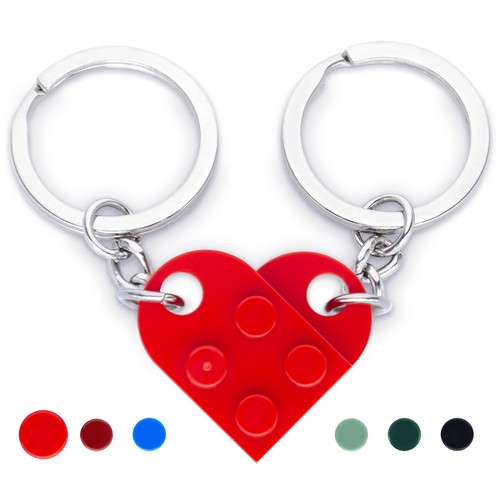Portachiavi coppia cuore per - portachiavi,